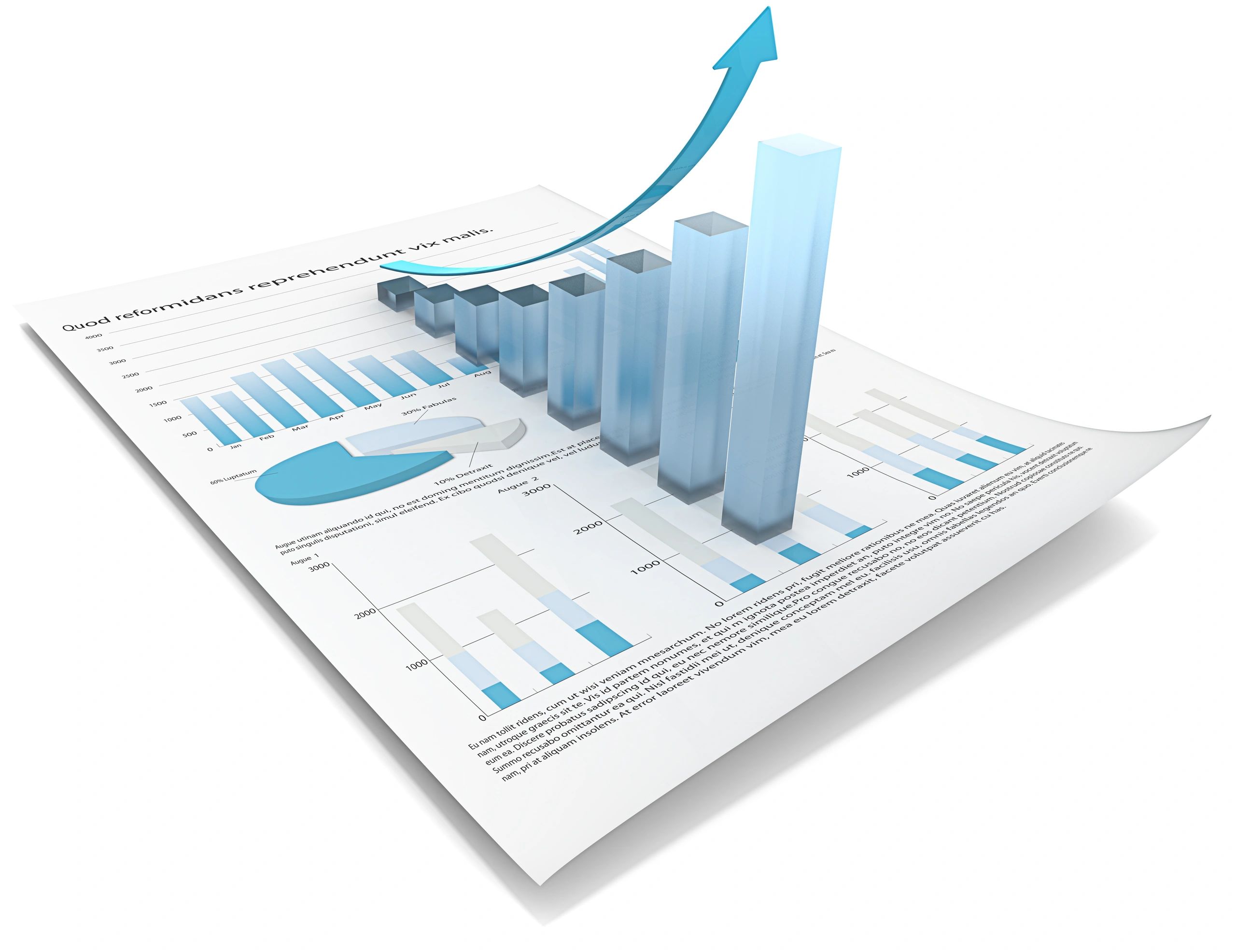 Business valuation growth chart for preparing a company for sale